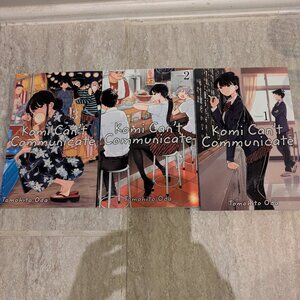 Komi Can't Communicate Manga Volumes 1 2 3